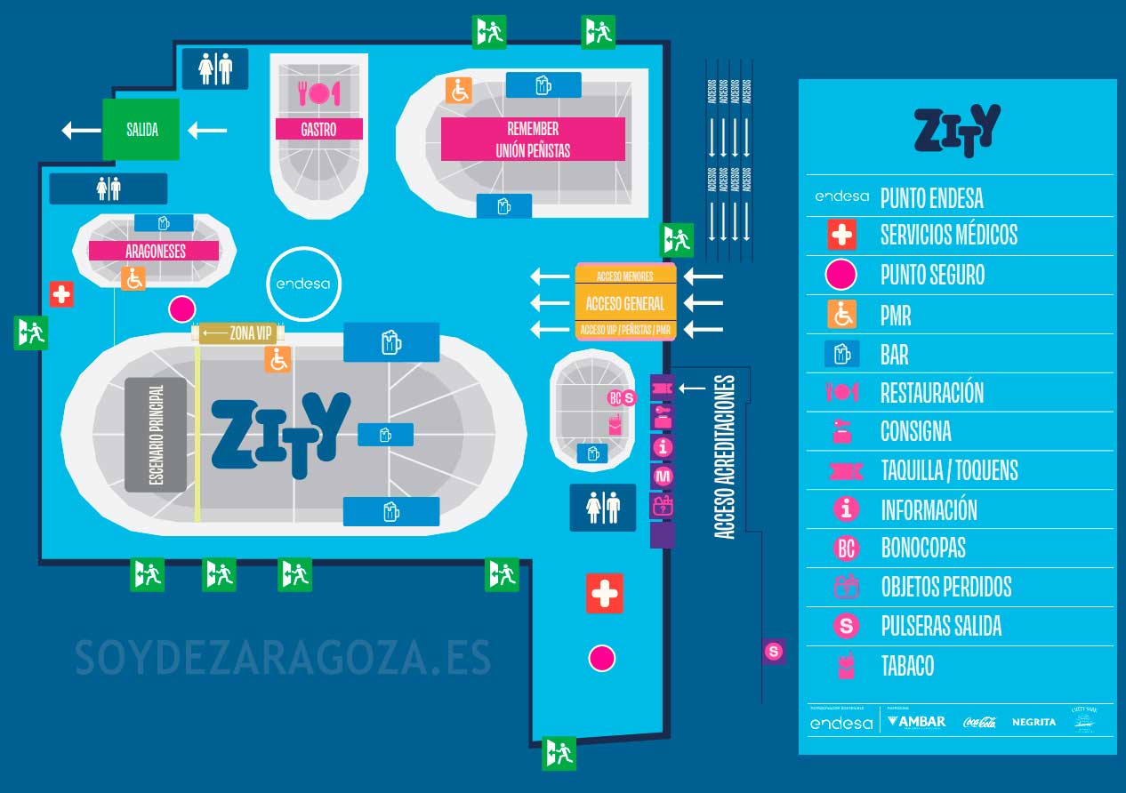 Plano de Espacio Zity