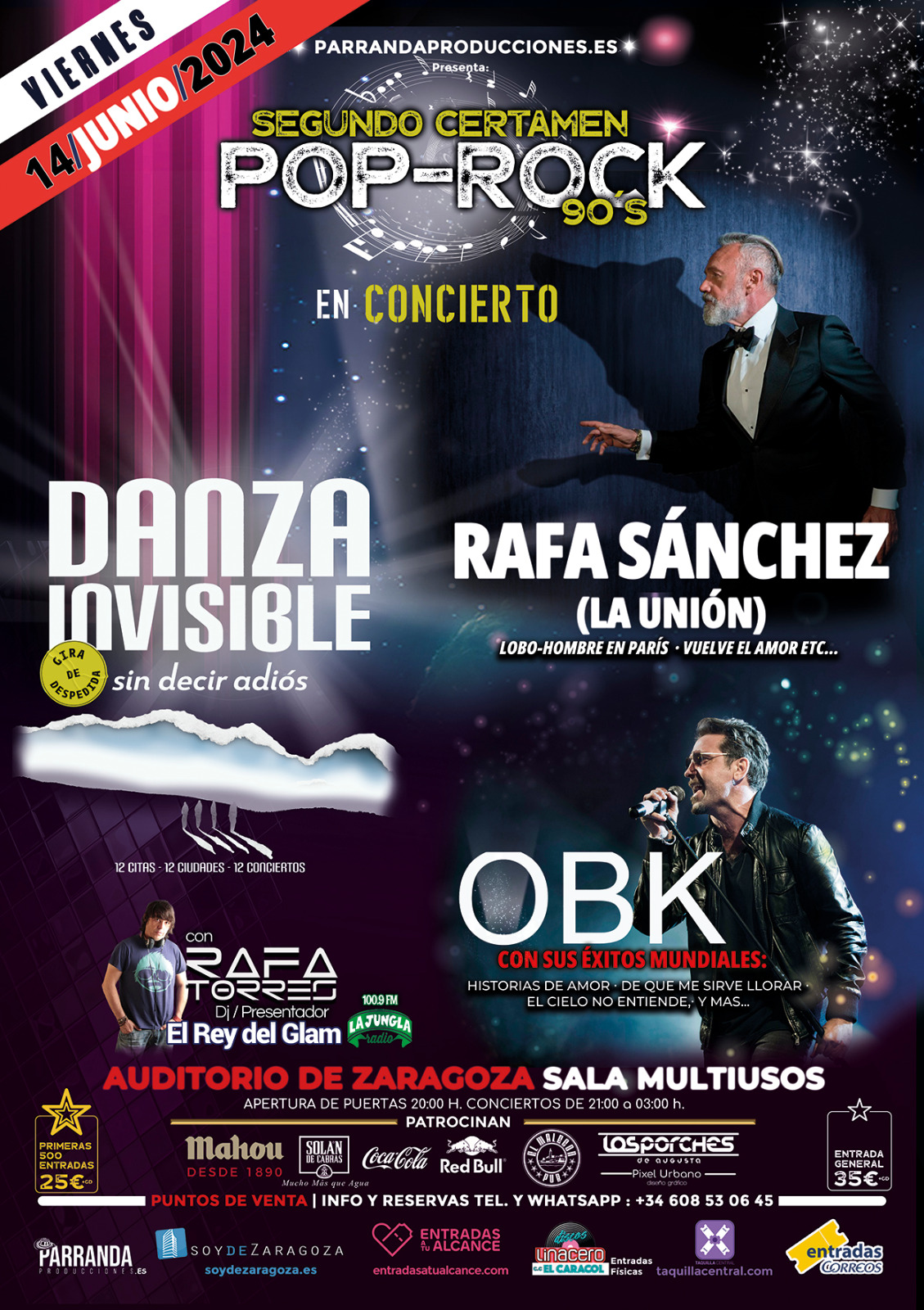 venta entradas concierto danza invisible la unión y obk zaragoza