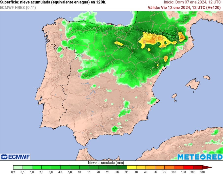 Nevada en Zaragoza