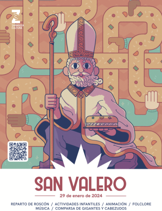 Programa de actividades de San Valero 2025 en Zaragoza