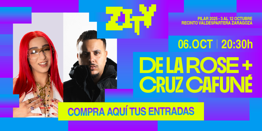 Venta de entradas para el concierto de DE LA ROSE + CRUZ CAFUNÉ