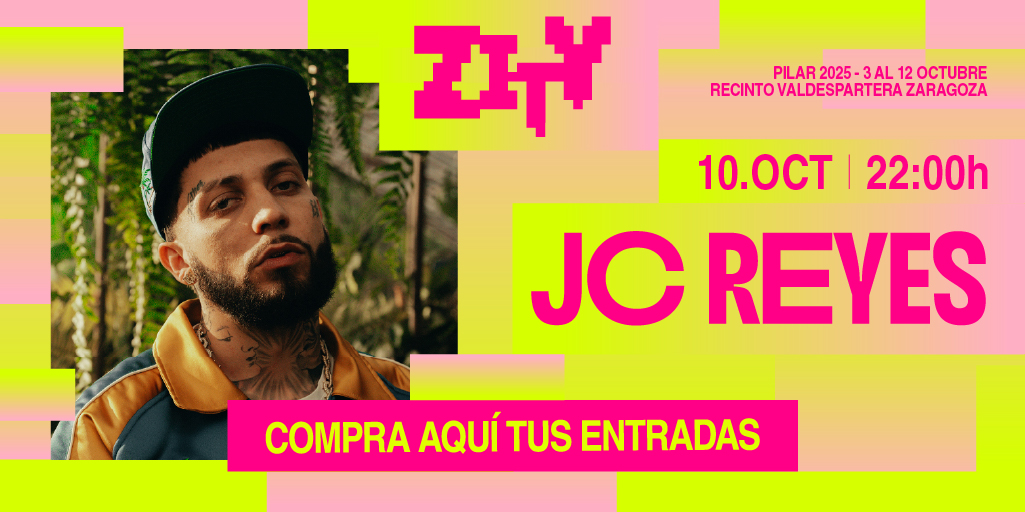 Venta de entradas para el concierto de JC REYES en Espacio Zity en Pilares