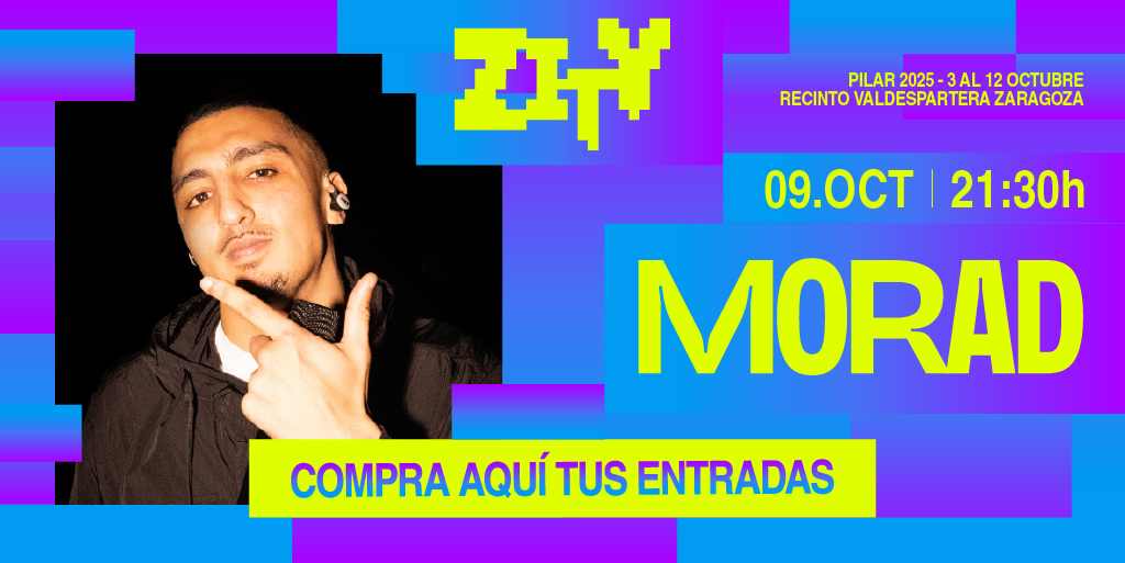 Venta de entradas para el concierto de MORAD en Espacio Zity Zaragoza