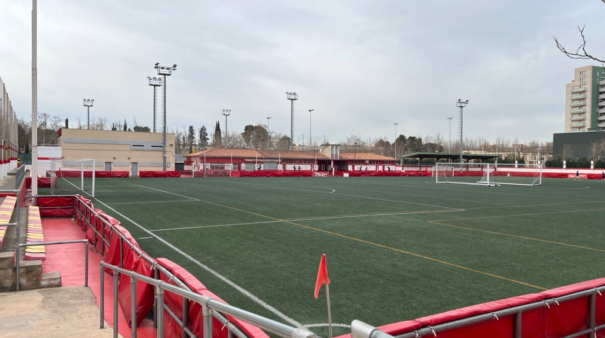 campo de fútbol zona Aragonia Zaragoza