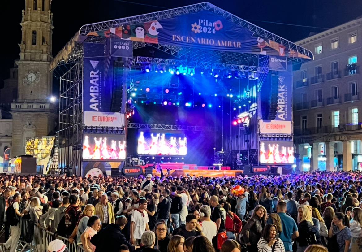 Conciertos Plaza del Pilar durante las Fiestas del Pilar 2025