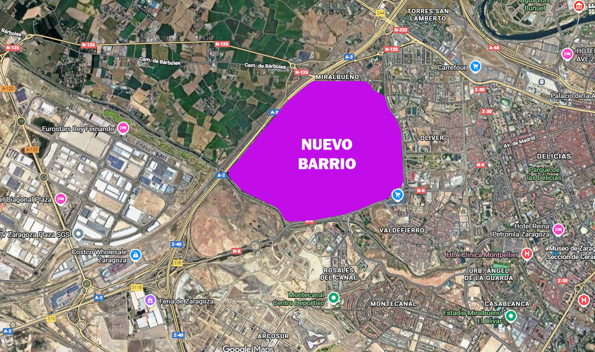 barrio con nombres de series para las calles