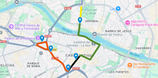 recorrido tractorada enero 2026 zaragoza